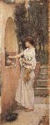 A Roman Offering John William Waterhouse